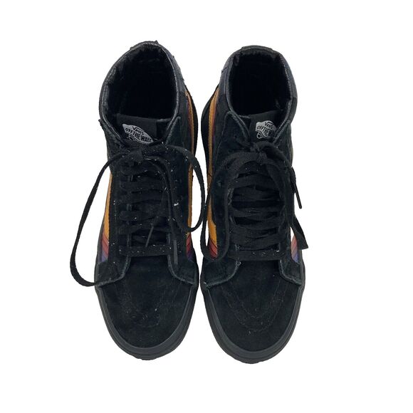 Vans OTW-Men's Sz 5.5/Women's Sz 7 -Black Sunset Burst-Skate Hi-Top Shoe- 721356 - Picture 4 of 15